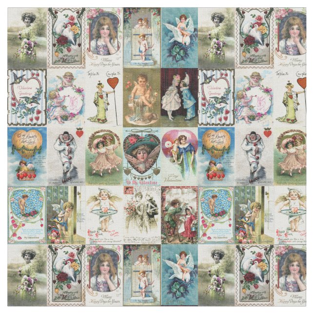 Tecido Namorados Vintage (Detalhe)