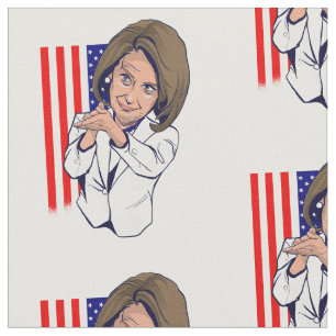 Tecido Nancy Pelosi batendo palmas