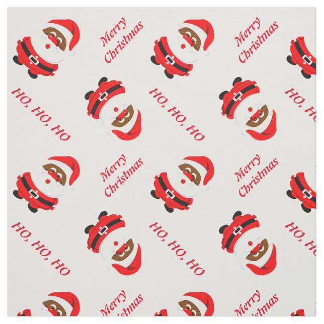 Tecido Natal Afro-Americano do Pai Natal (Modelo)