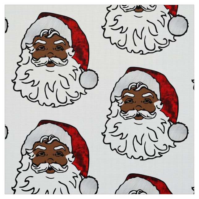 Tecido natal dos papais noeis negros africanos (Modelo)