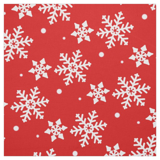 Tecido Natal Feriado Tecidos Flocos de Neve Person (Modelo)