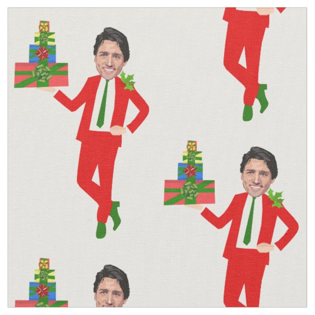 Tecido natal justin trudeau (Detalhe)
