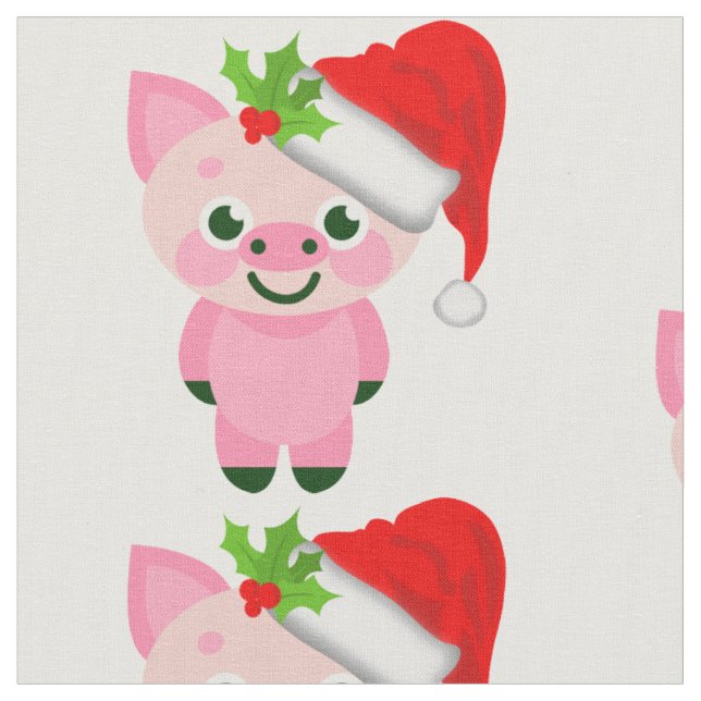 Tecido natal santa claus (Detalhe)