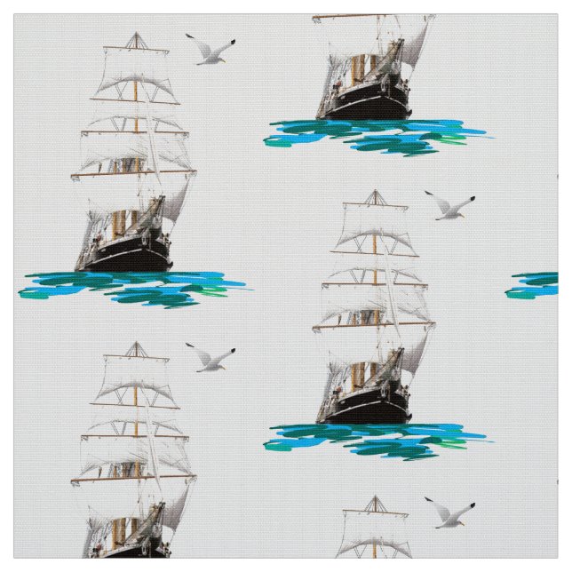 Tecido Navio alto (Modelo)