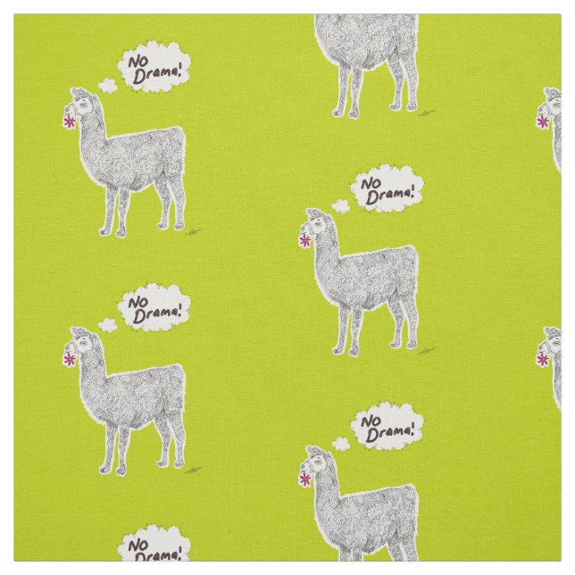 Tecido Nenhum lama do drama (Modelo)