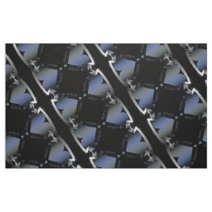 Tecido Néon Azul Série Coração Steampunk