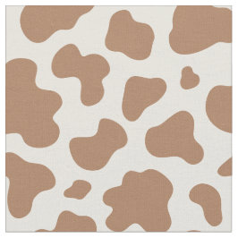 Tecido Neutral Cow Print Western Cowboy Beige Brown