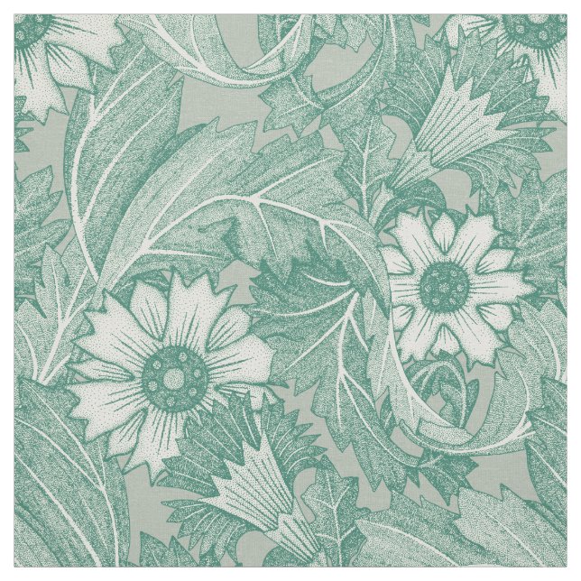 Tecido névoa verde acanthus (Modelo)