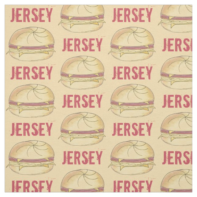 Tecido NJ New Jersey Pork Roll Breakfast Egg Sandwich (Modelo)