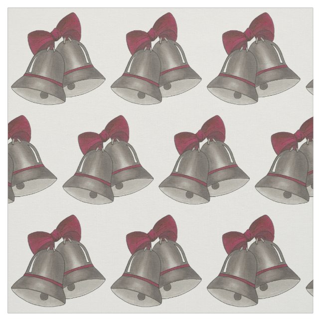 Tecido Noivado de Casamento de Cinzas Silver Bells (Modelo)