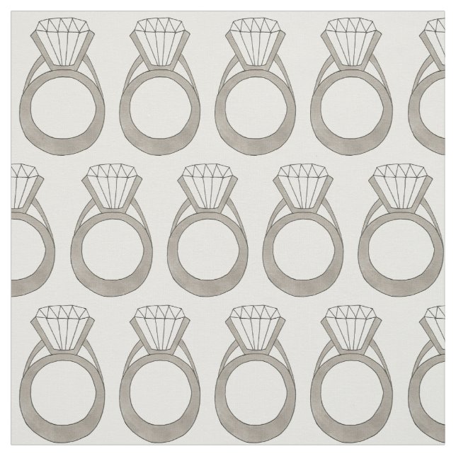 Tecido Noivado de Casamento Diamond Ring Noiva Bling Brid (Modelo)