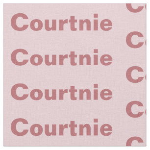 Tecido Nome personalizado