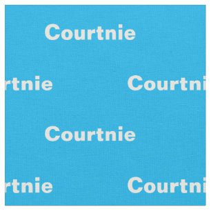 Tecido Nome personalizado