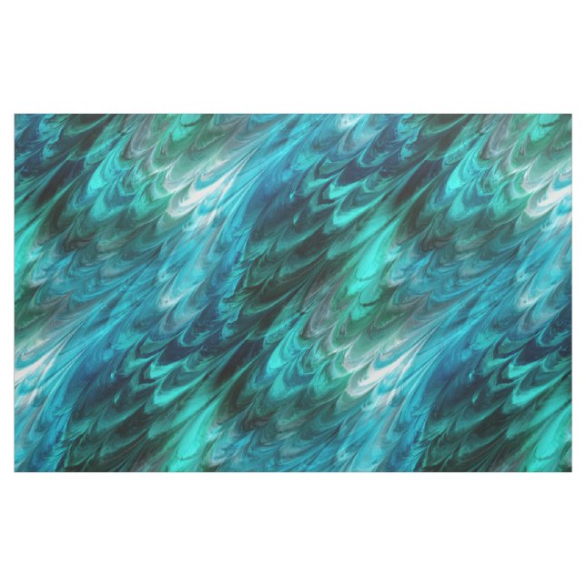 Tecido nonpareil kelpie, verdes marmoreados: (Jarda)