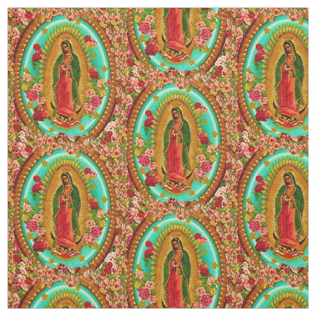 Tecido Nossa Senhora Guadalupe Santo Virgem Mexicana Mari (Modelo)