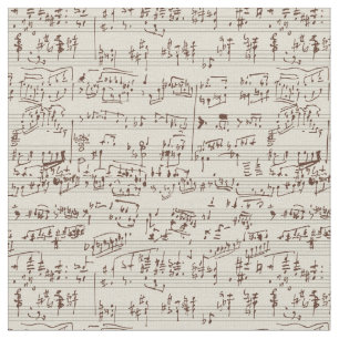 Tecido Notas da música