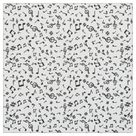 Tecido Notas de Música