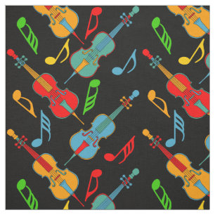 Tecido Notas de música anglo-cellos