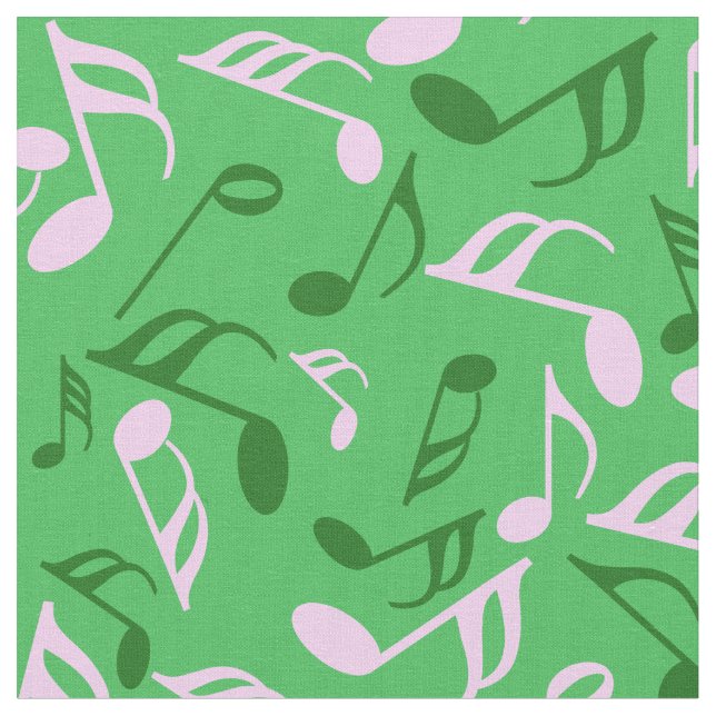Tecido Notas de música coloridas (Detalhe)