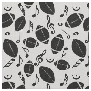 Tecido Notas de Música de Pegadas