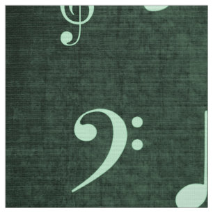 Tecido notas musicais