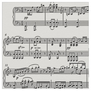 Tecido notas musicais / símbolos musicais