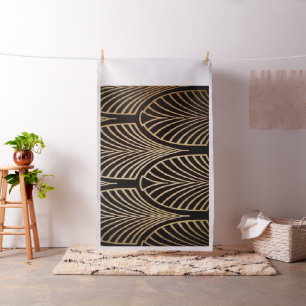 Tecido Nouveau da arte, art deco, teste padrão do fã,