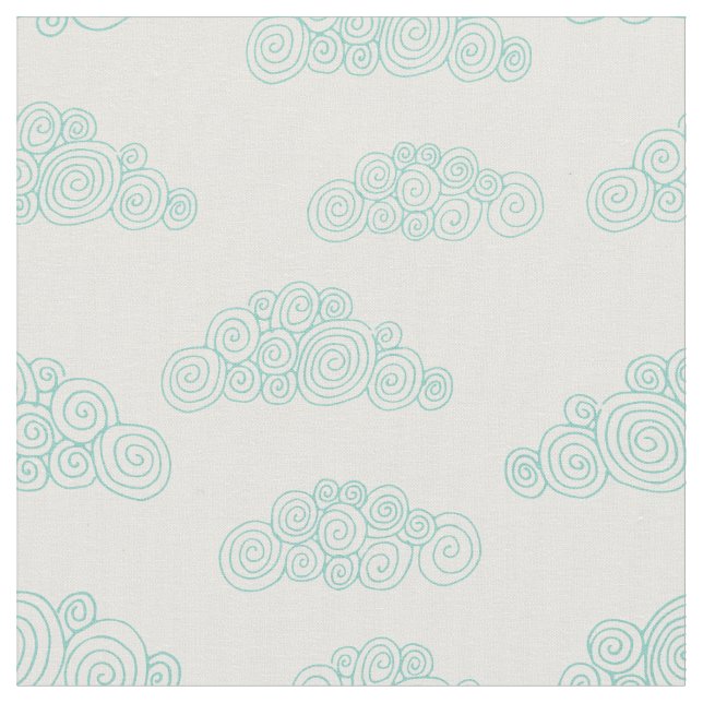 Tecido Nuvens de Chuva (Detalhe)