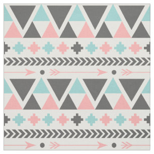 Tecido O asteca inspirou a hortelã e o teste padrão azu