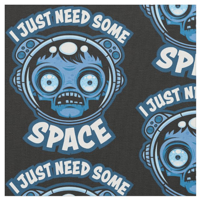 Tecido O Astronauta Zombie Precisa De Algum Espaço (Detalhe)