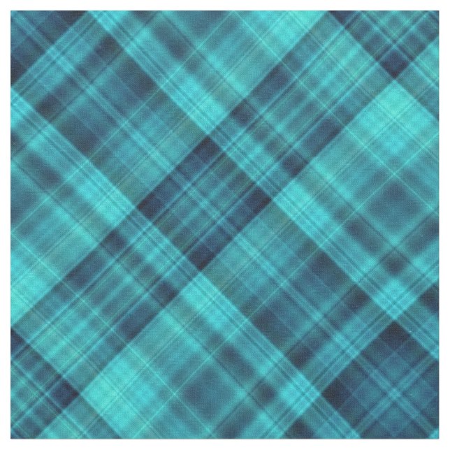 Tecido O azul protege o tartan (Detalhe)