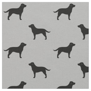 Tecido O cão preto dos Retrievers de Labrador mostra em