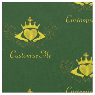Tecido O Claddagh (ouro)