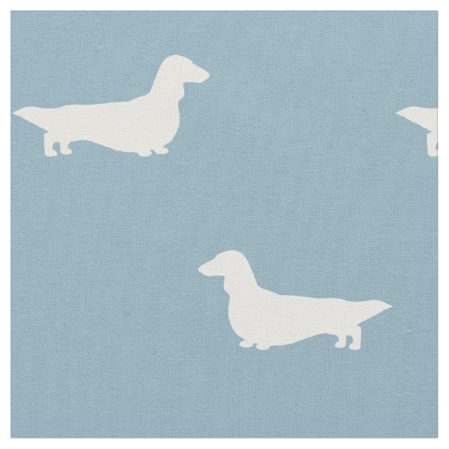 Tecido O Dachshund de cabelos compridos mostra em (Detalhe)