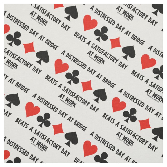 Tecido O dia afligido na ponte bate o trabalho (Modelo)