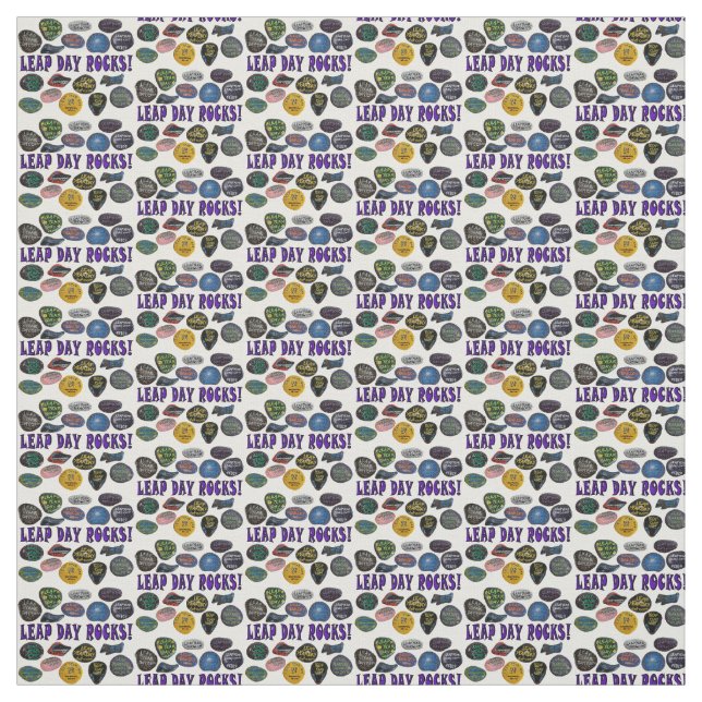 TECIDO O DIA DO LEAP ROCKS! (Modelo)