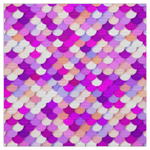Tecido O "dragão escala" - o roxo. rosa quente e pêsseg