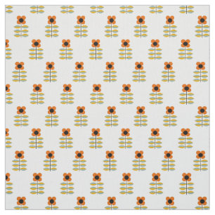 Tecido O escandinavo inspirou o teste padrão floral