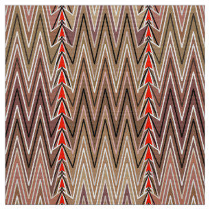 Tecido O étnico Chevron Damask, Taupe Tan e Beige