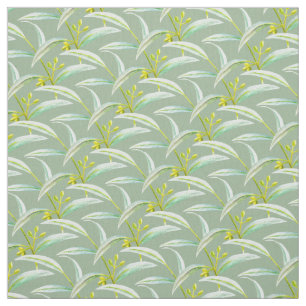 Tecido O eucalipto sae da arte da pintura da aguarela