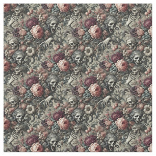 Tecido O fim do encanamento - Azulejo gótico denso