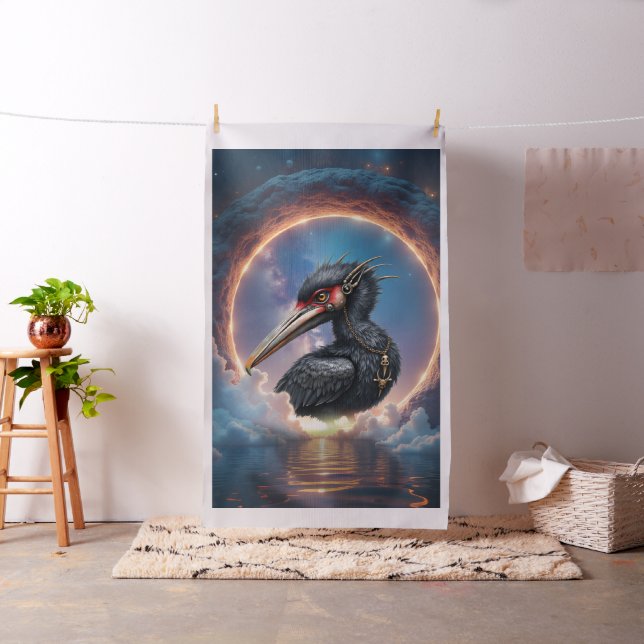 Tecido O Guardião do Portal – Ave de Fantasia (In Situ)