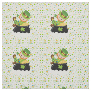 Tecido O Leprechaun da almofada da rua