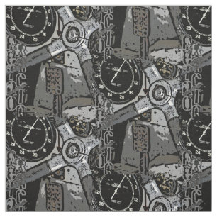 Tecido O Oldtimer de competência retro detalha o design