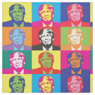 Tecido O Presidente engraçado Donald Trump da América. Po