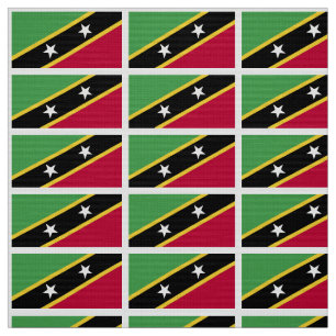 Tecido O St. Kitts embandeira