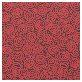 Tecido O vermelho e o preto rodaram teste padrão