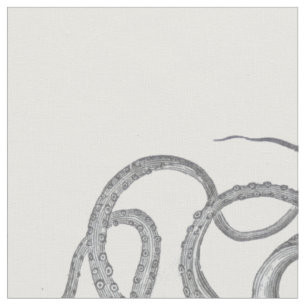 Tecido O vintage náutico do polvo do steampunk kraken o