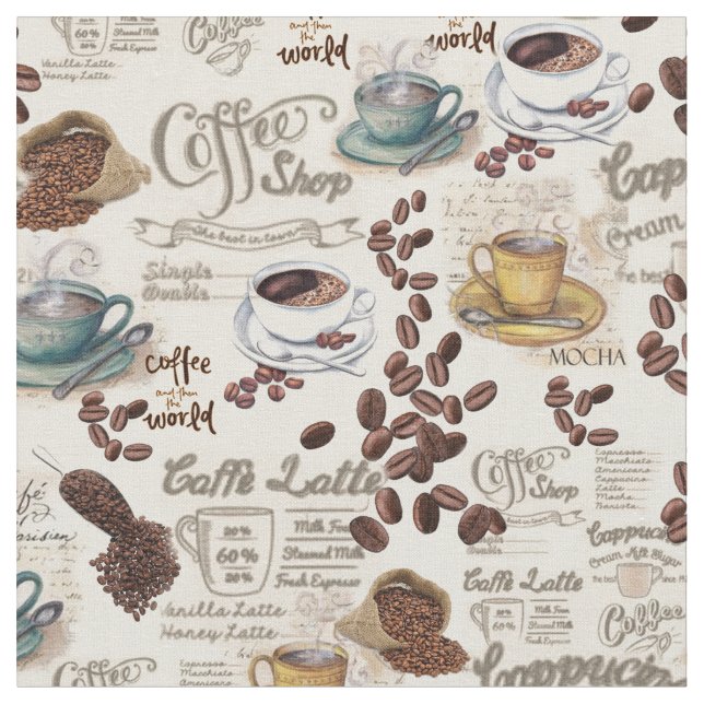 Tecido O wallpaper da tradição sueca Fika (Detalhe)