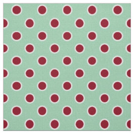 Tecido Obscuridade esboçada - bolinhas vermelhas na luz -